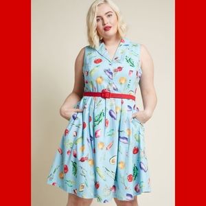NWT 1X It's An Inspired Taste dress